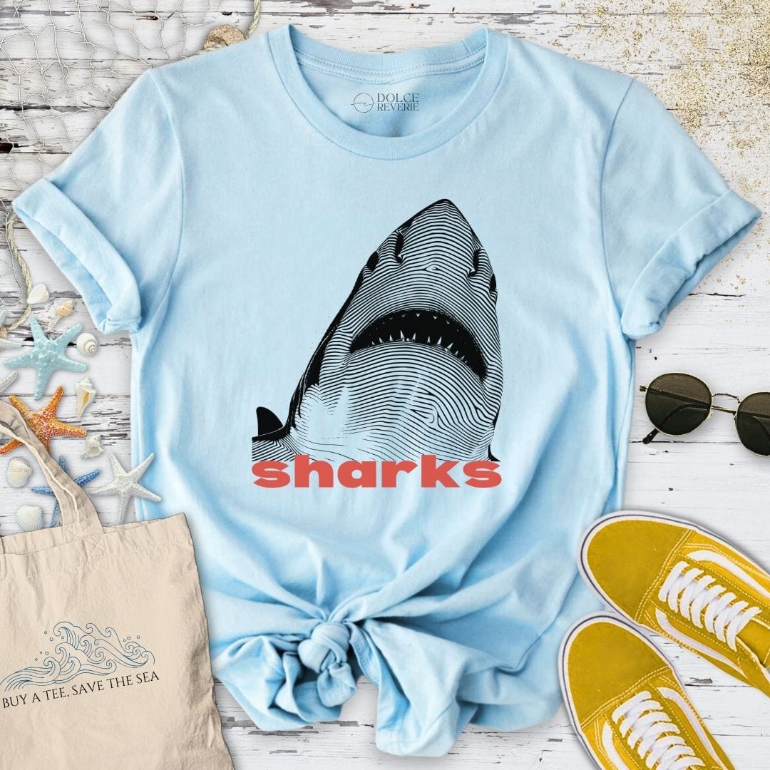 Sharks T-Shirt Light Blue / S