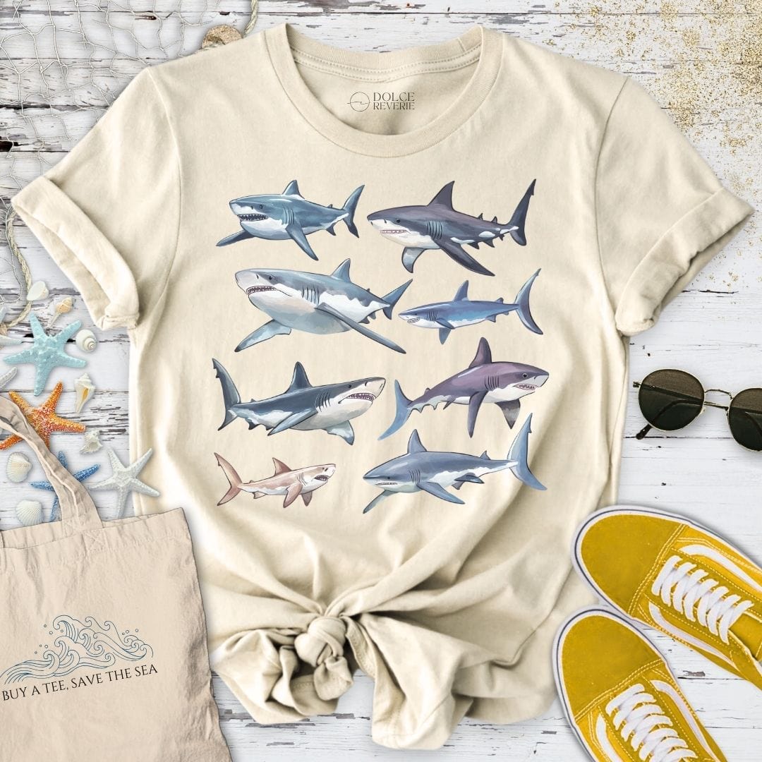 Sharks T-Shirt Natural / S