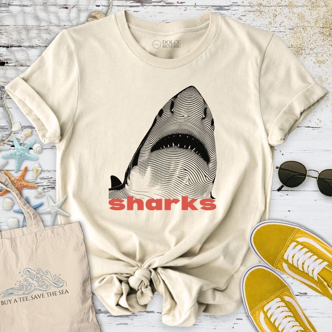Sharks T-Shirt Natural / S
