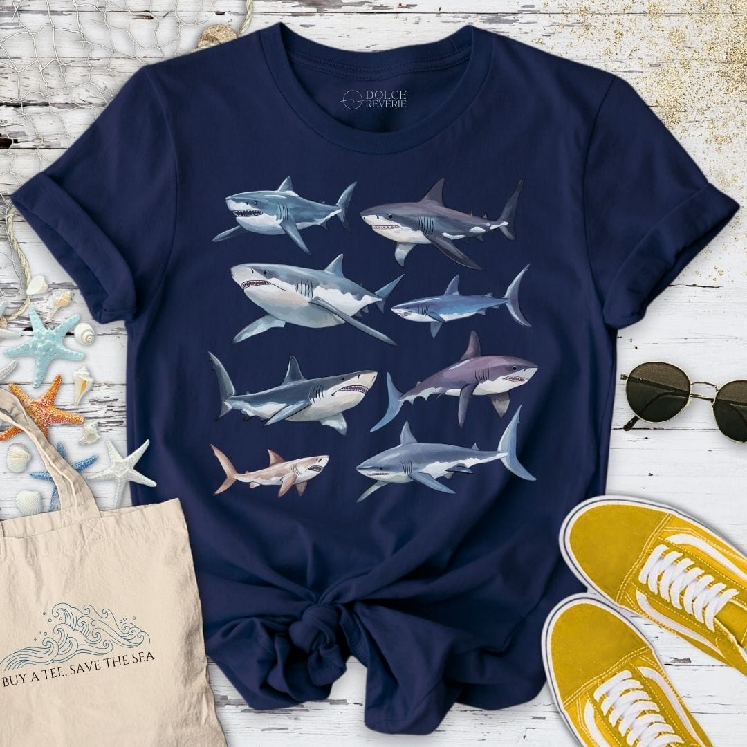 Sharks T-Shirt Navy / S