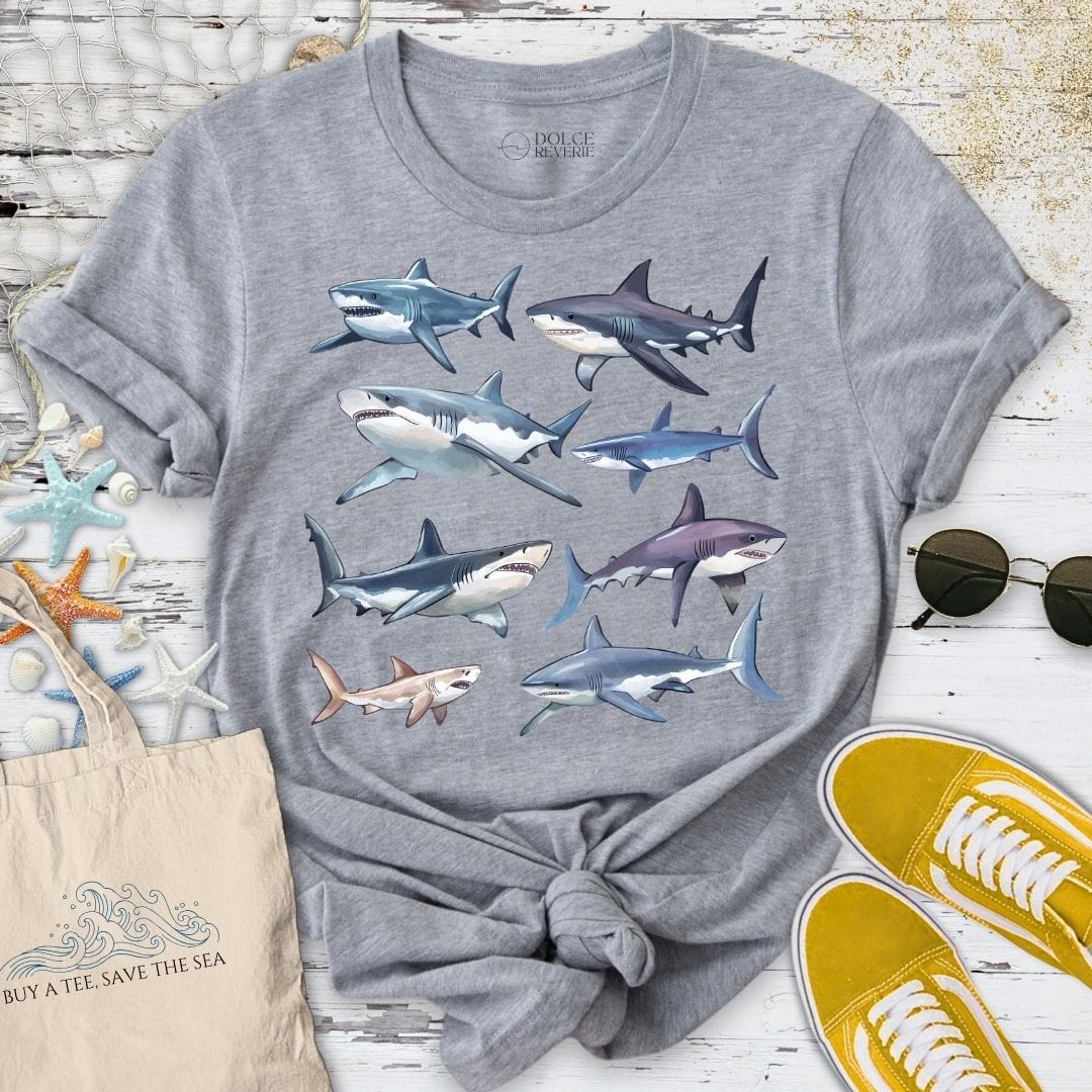 Sharks T-Shirt Sport Grey / S