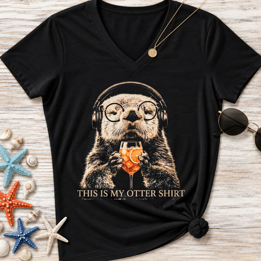 My Otter Shirt, Women's V-Neck T-Shirt