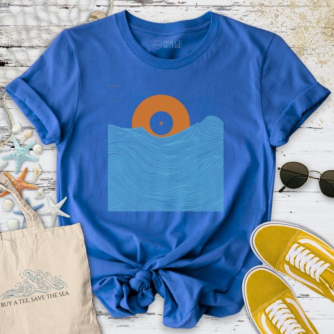 Sound Of The Ocean T-Shirt Royal / S