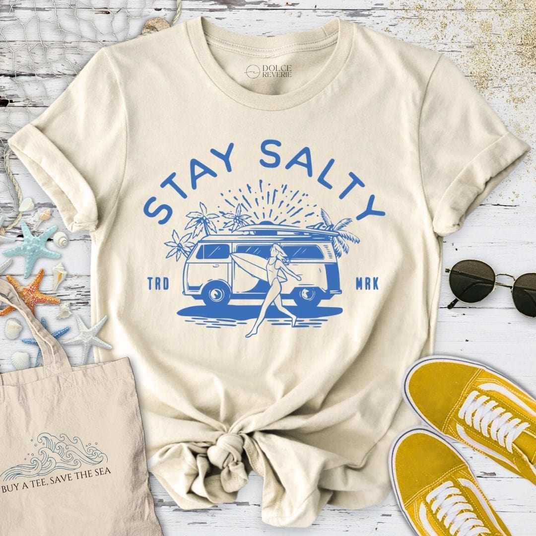Stay Salty T-Shirt Natural / S