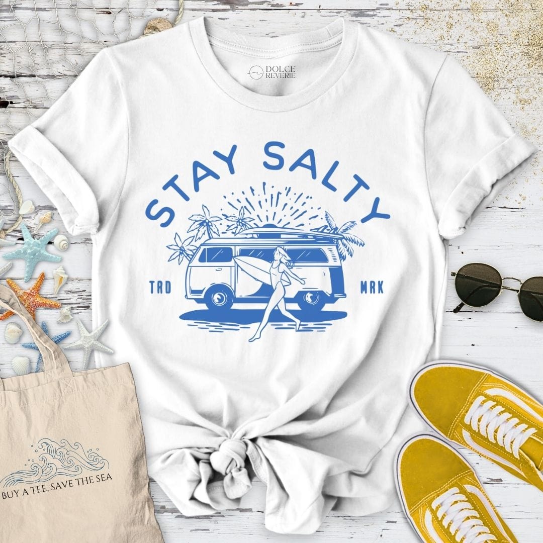 Stay Salty T-Shirt White / S