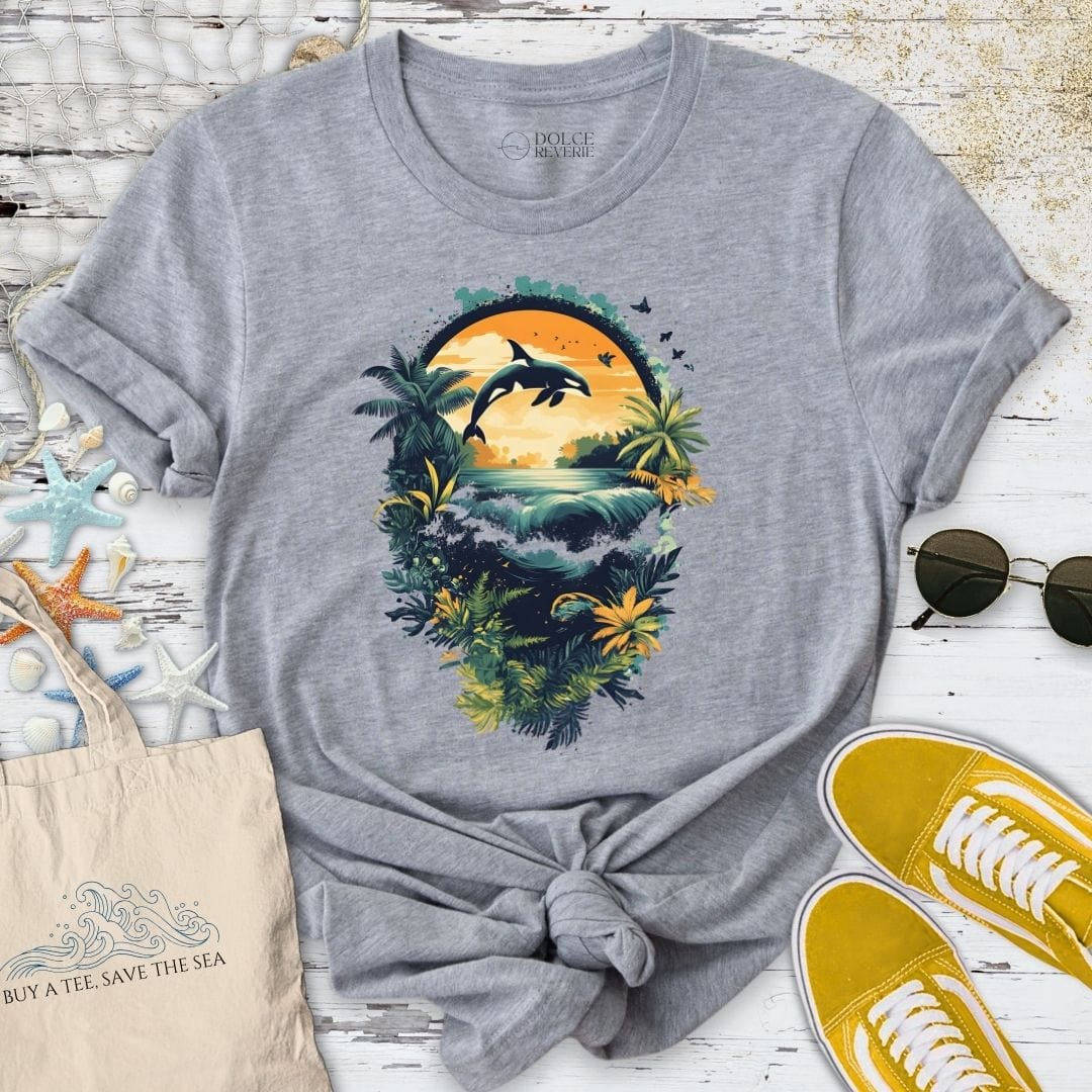 Sustainable World Orca T-Shirt Sport Grey / S