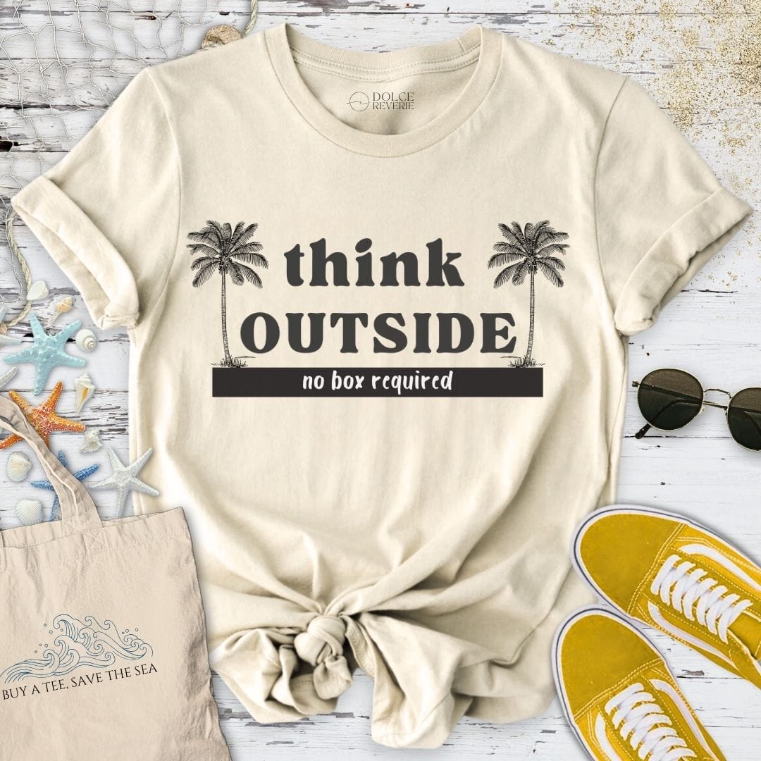 Think Outside T-Shirt Natural / S