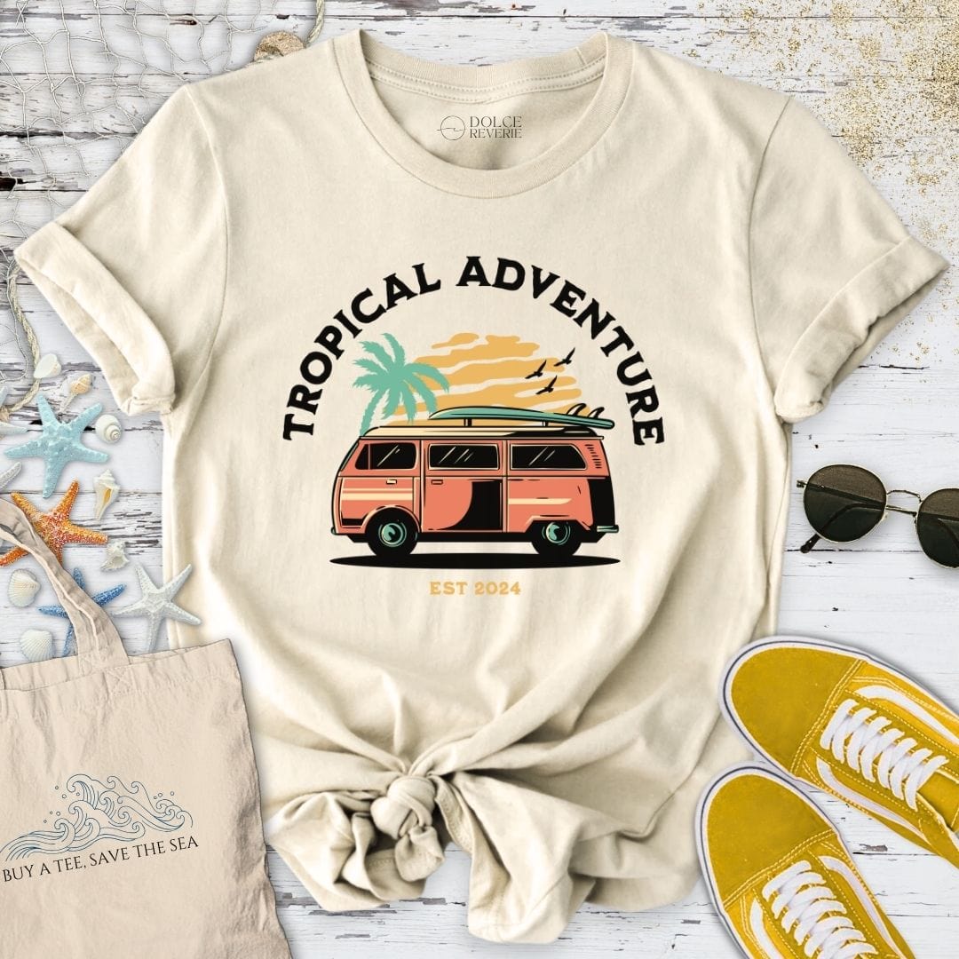Tropical Adventure T-Shirt Natural / S