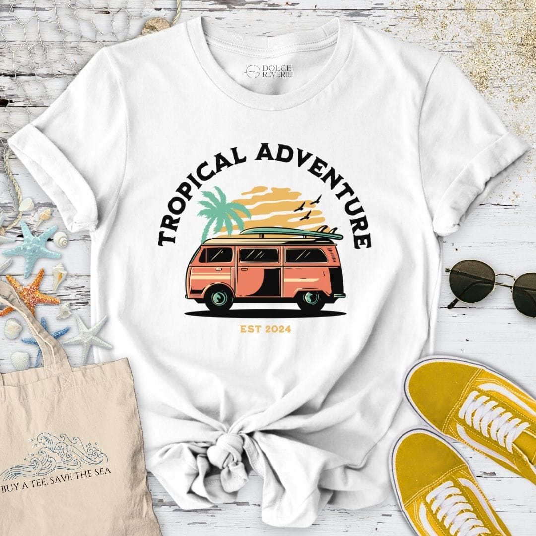 Tropical Adventure T-Shirt White / S