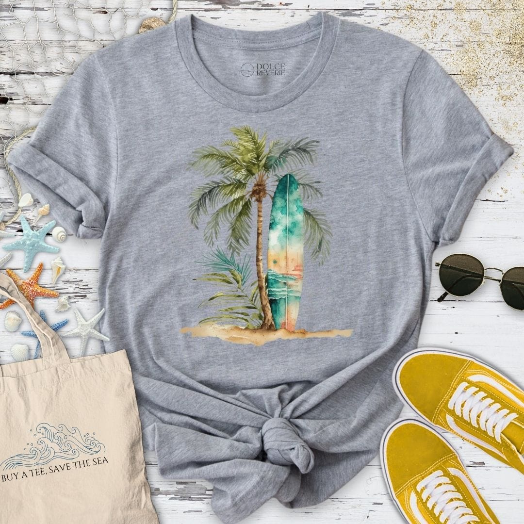 Tropical Surf T-Shirt Sport Grey / S