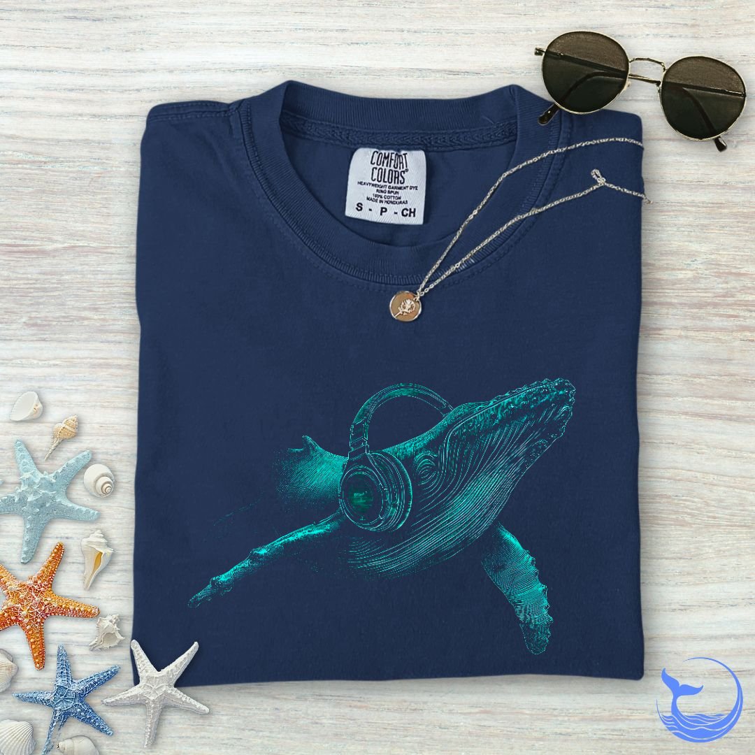 Melody Whale Comfort Colors T-Shirt