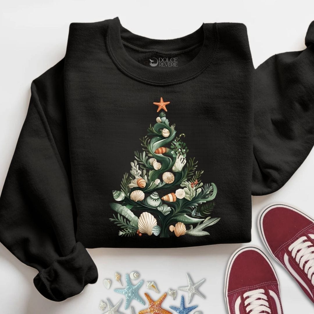 Underwater Christmas Sweatshirt S / Black