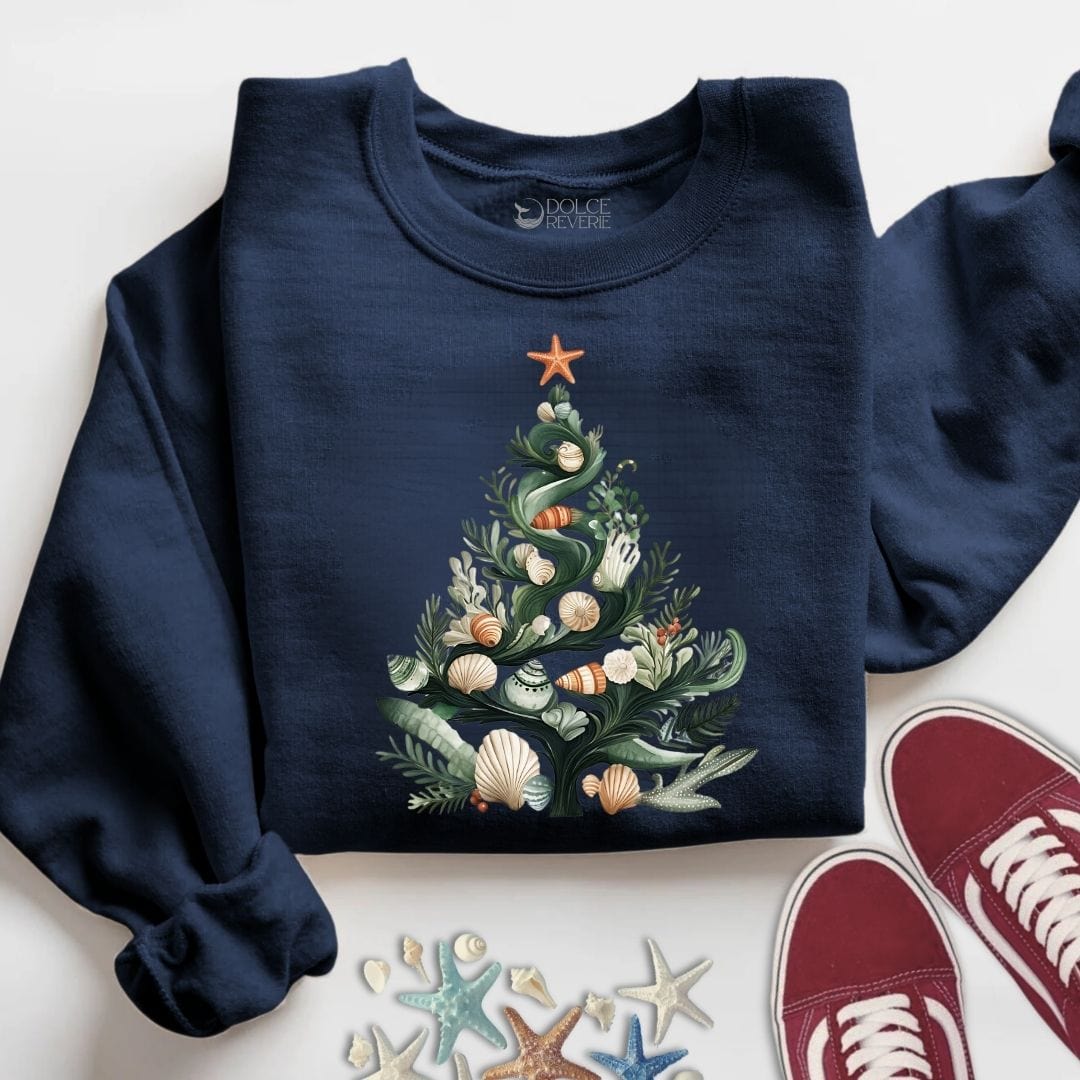 Underwater Christmas Sweatshirt S / Navy