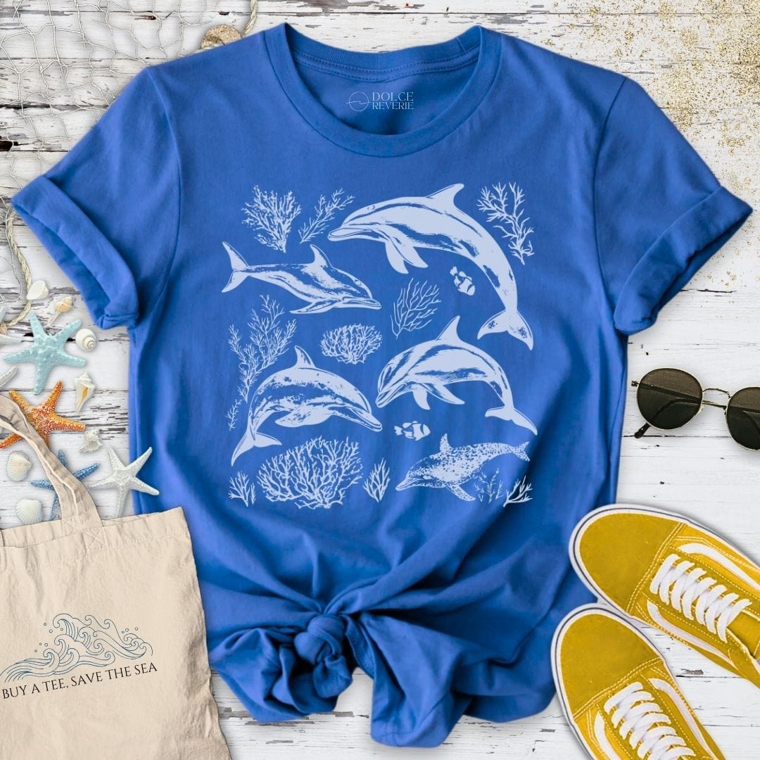 Vintage Dolphins T-Shirt Royal / S