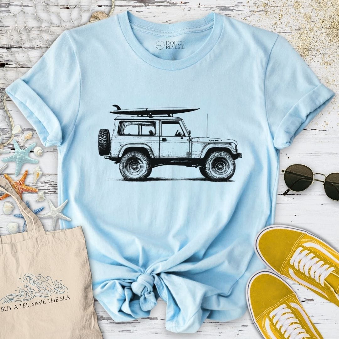 Vintage Jeep Surf T-Shirt Light Blue / S