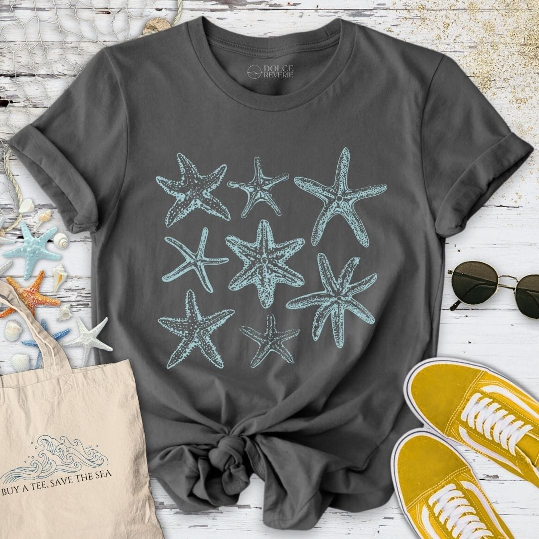 Vintage Starfish T-Shirt Charcoal / S