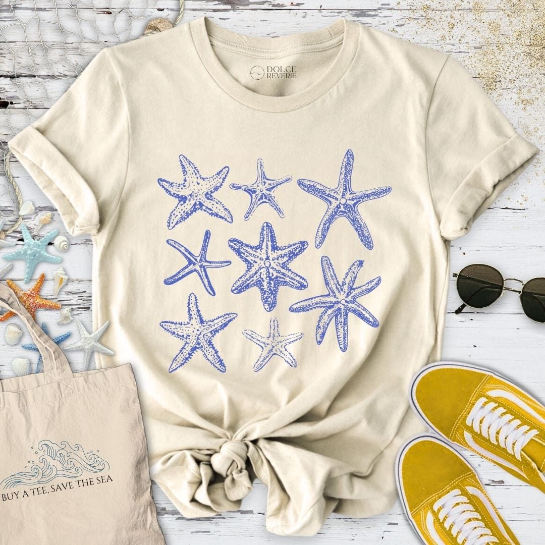 Vintage Starfish T-Shirt Natural / S