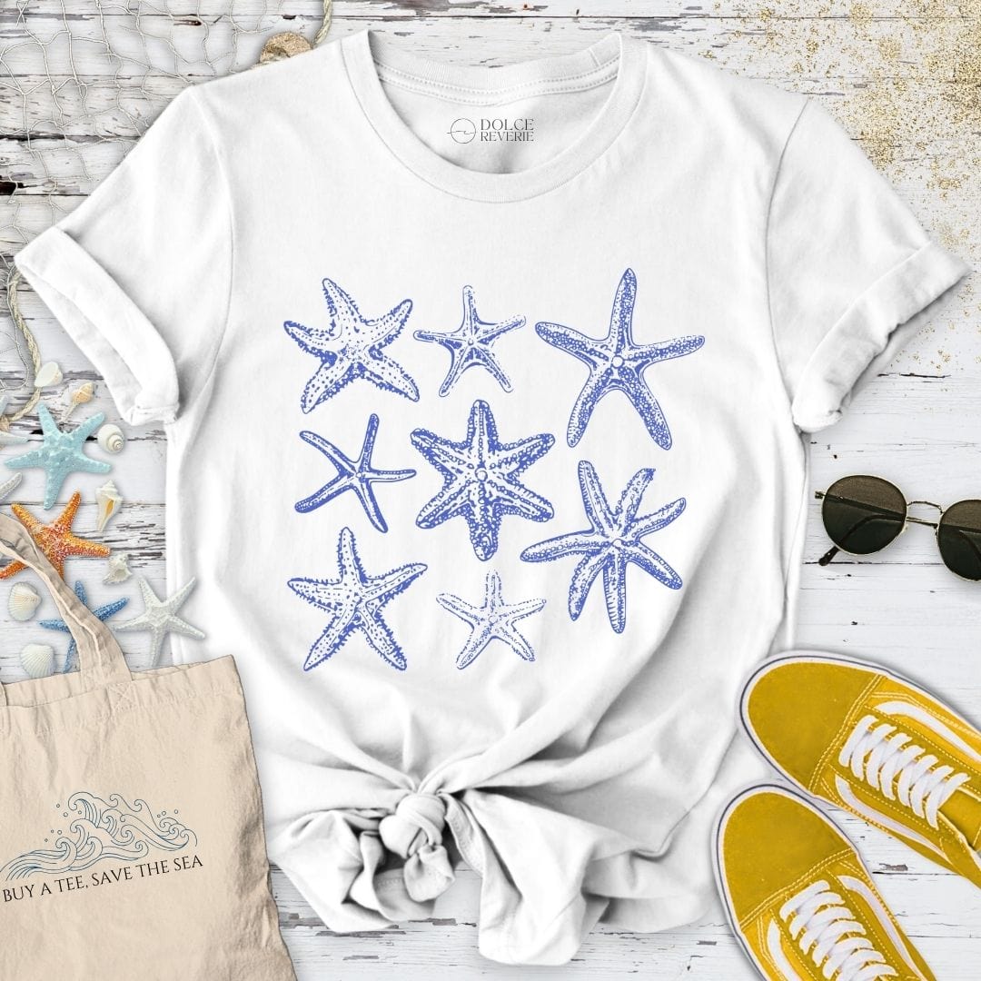 Vintage Starfish T-Shirt White / S