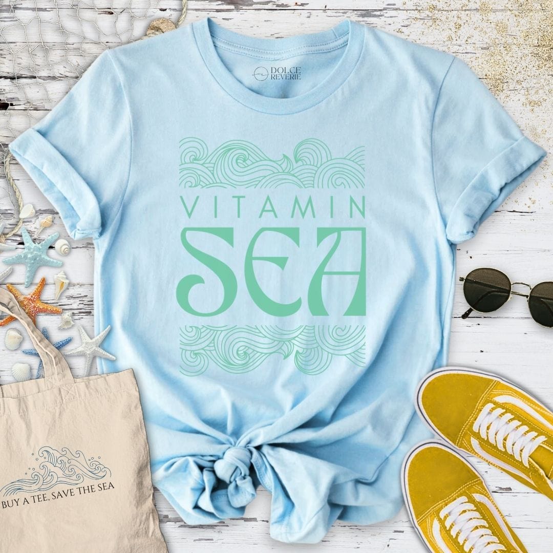 Vitamin Sea T-Shirt Light Blue / S