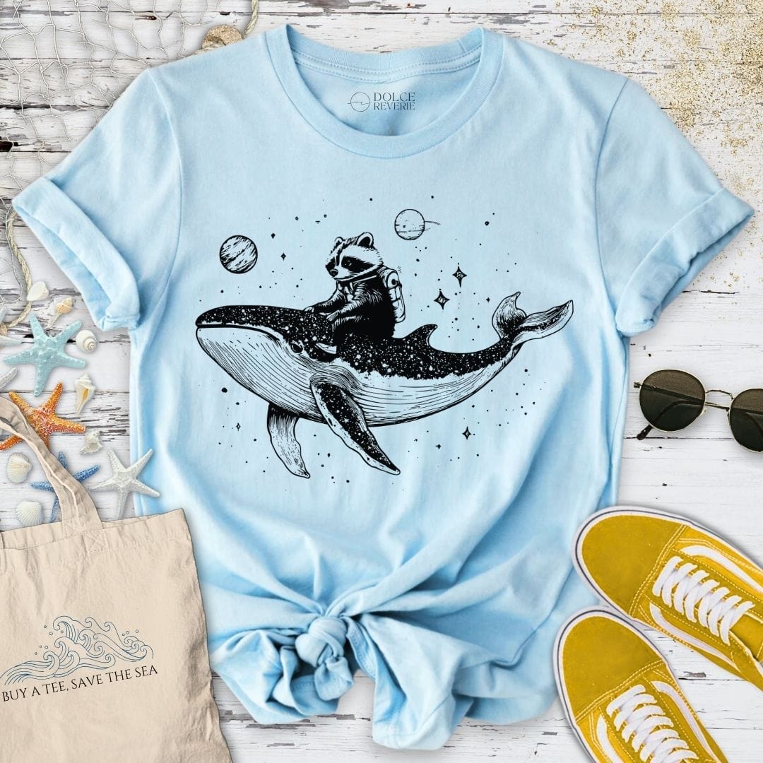 Whale Rider T-Shirt Light Blue / S