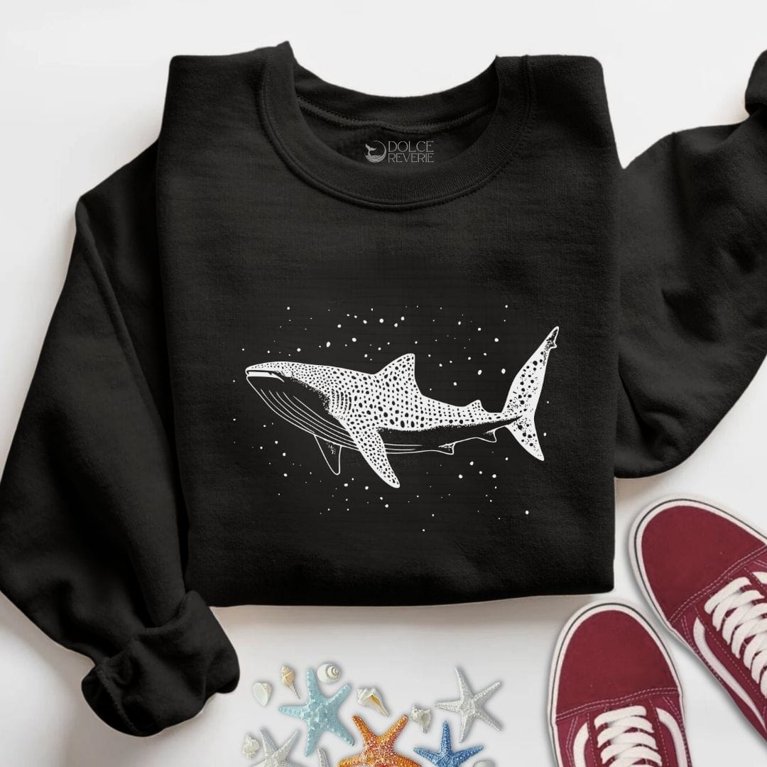 Whale Shark Sweatshirt S / Black