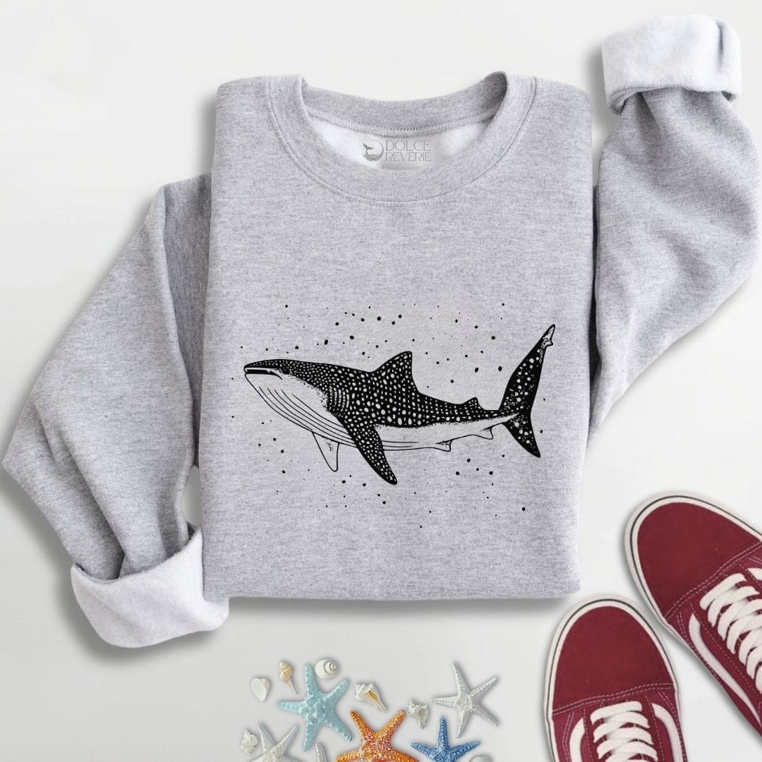 Whale Shark Sweatshirt S / Sport Grey