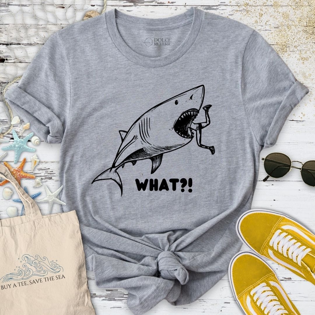 What? Shark T-Shirt Sport Grey / S