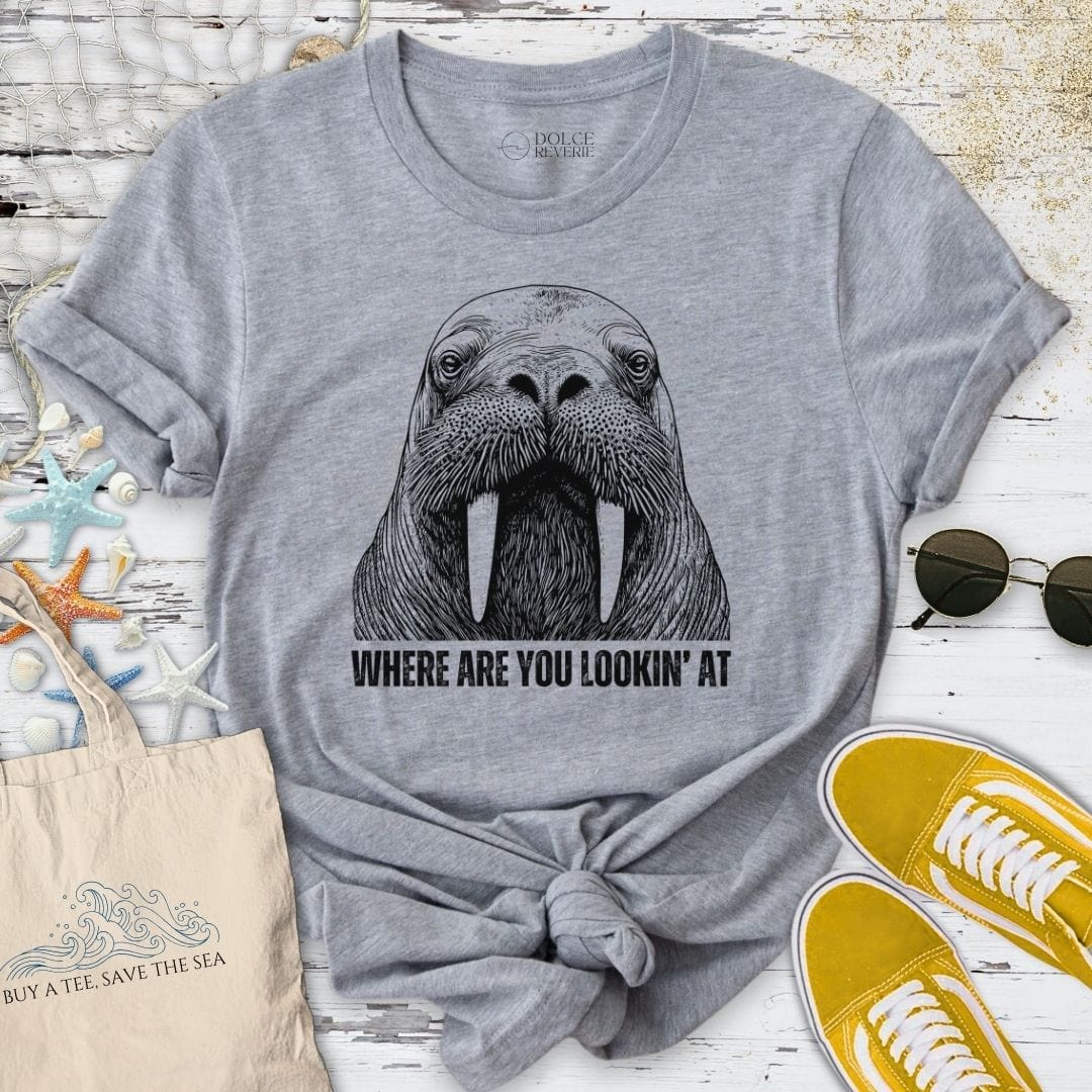 Where Are You Lookin' At T-Shirt Sport Grey / S