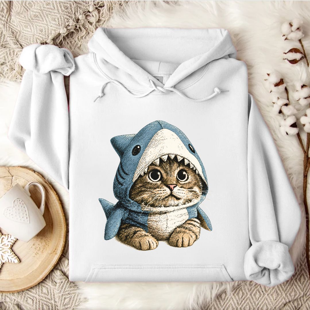 I'm A Real Shark, Cat Hoodie