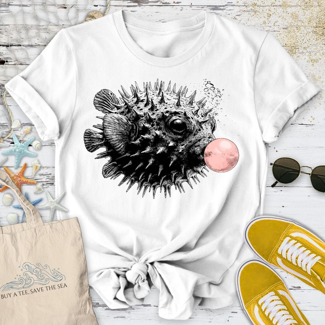 Bubblegum Pufferfish T-Shirt