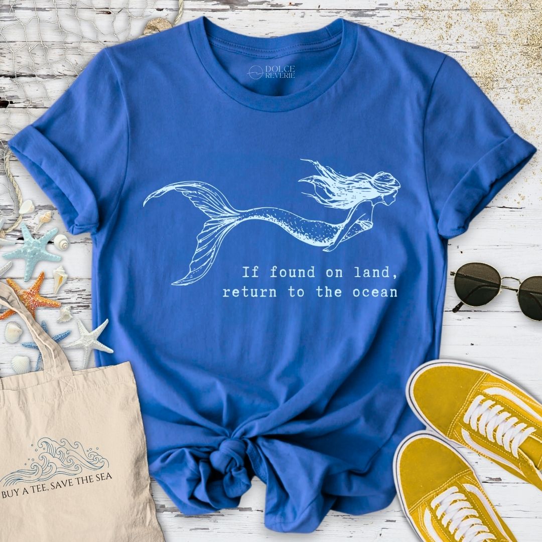 Mermaid Shirts - Return to Ocean, Mermaid T-Shirt