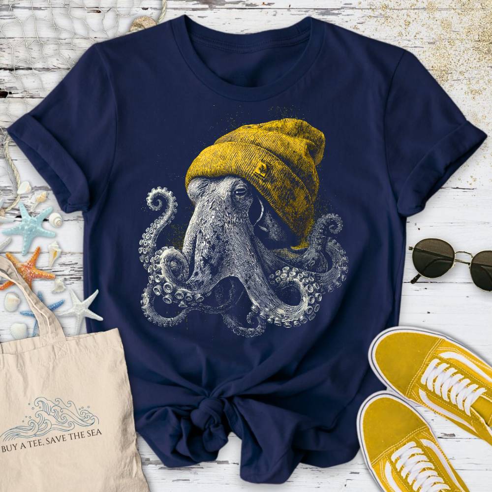 Octopus Shirts - Winter Octopus T-Shirt