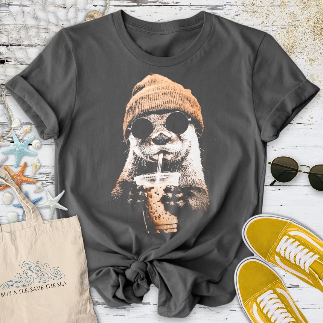 Otter Shirts - Hipster Otter T-Shirt