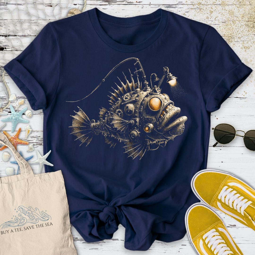Anglerfish Shirts - Steampunk Anglerfish T-Shirt
