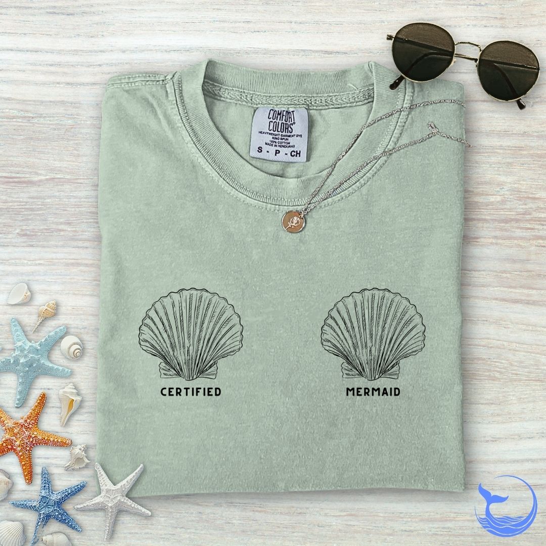 Certified Mermaid Comfort Colors T-Shirt