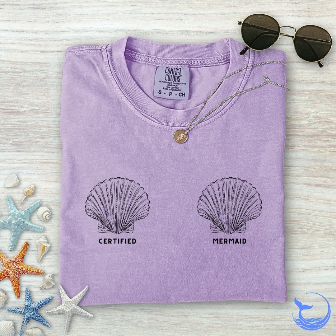Certified Mermaid Comfort Colors T-Shirt