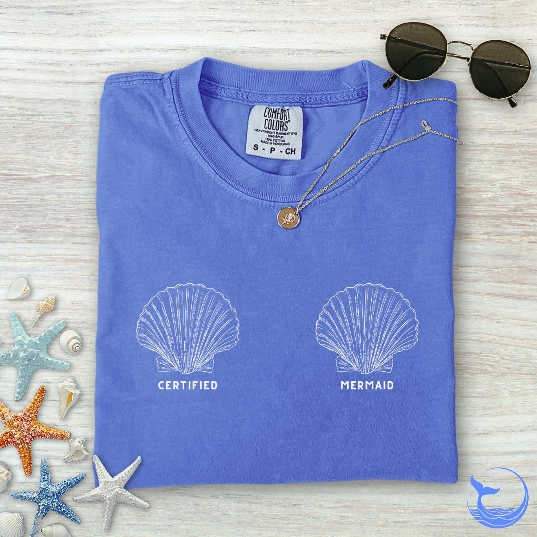 Certified Mermaid Comfort Colors T-Shirt