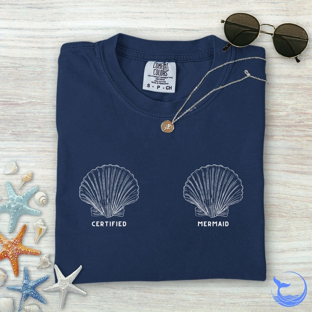 Certified Mermaid Comfort Colors T-Shirt