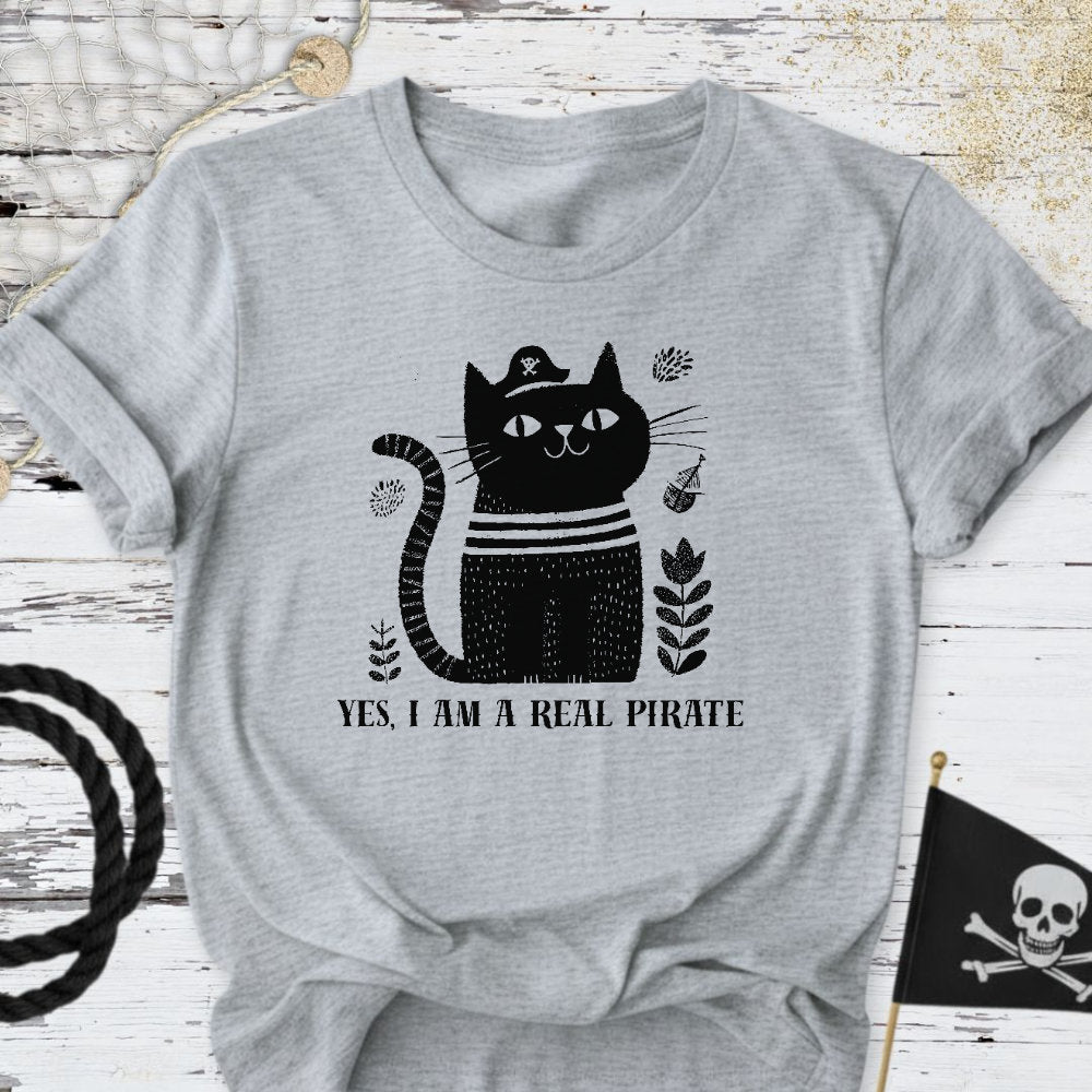 Real Pirate Cat T-Shirt