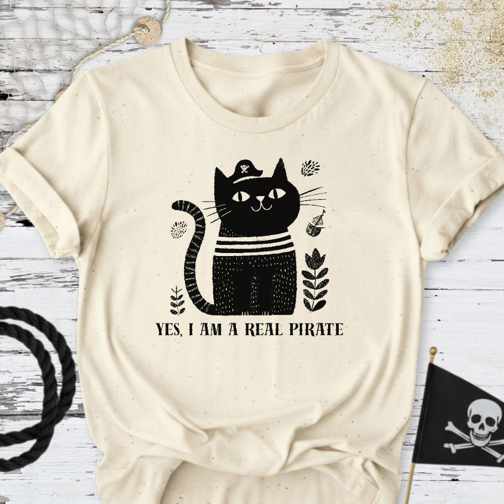 Real Pirate Cat T-Shirt