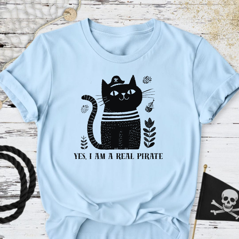 Real Pirate Cat T-Shirt