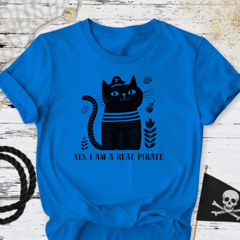 Real Pirate Cat T-Shirt