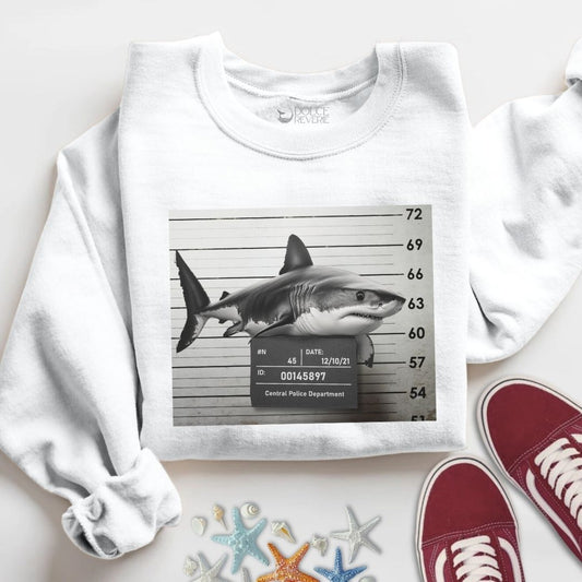 Shark Mugshot Sweatshirt