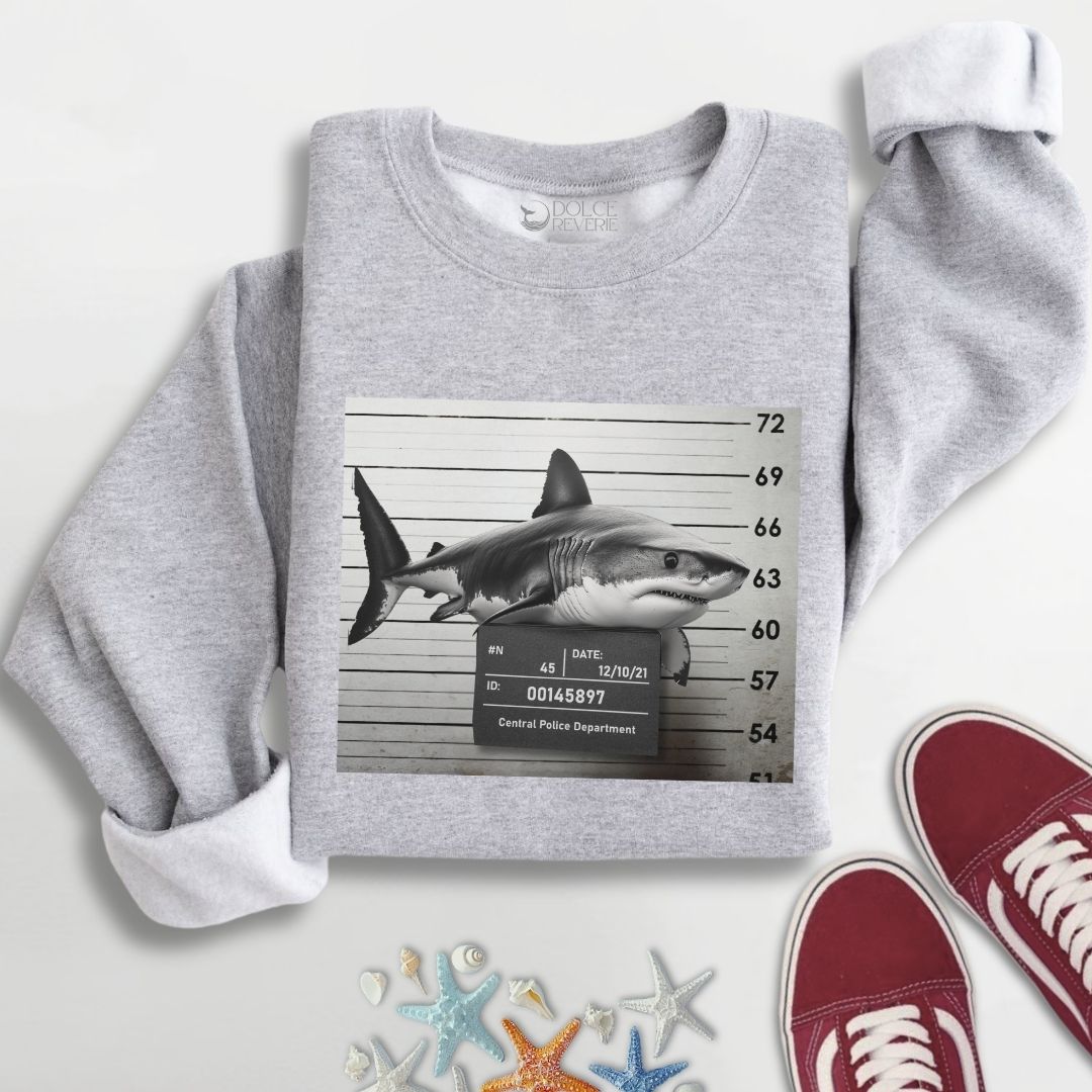 Shark Mugshot Sweatshirt