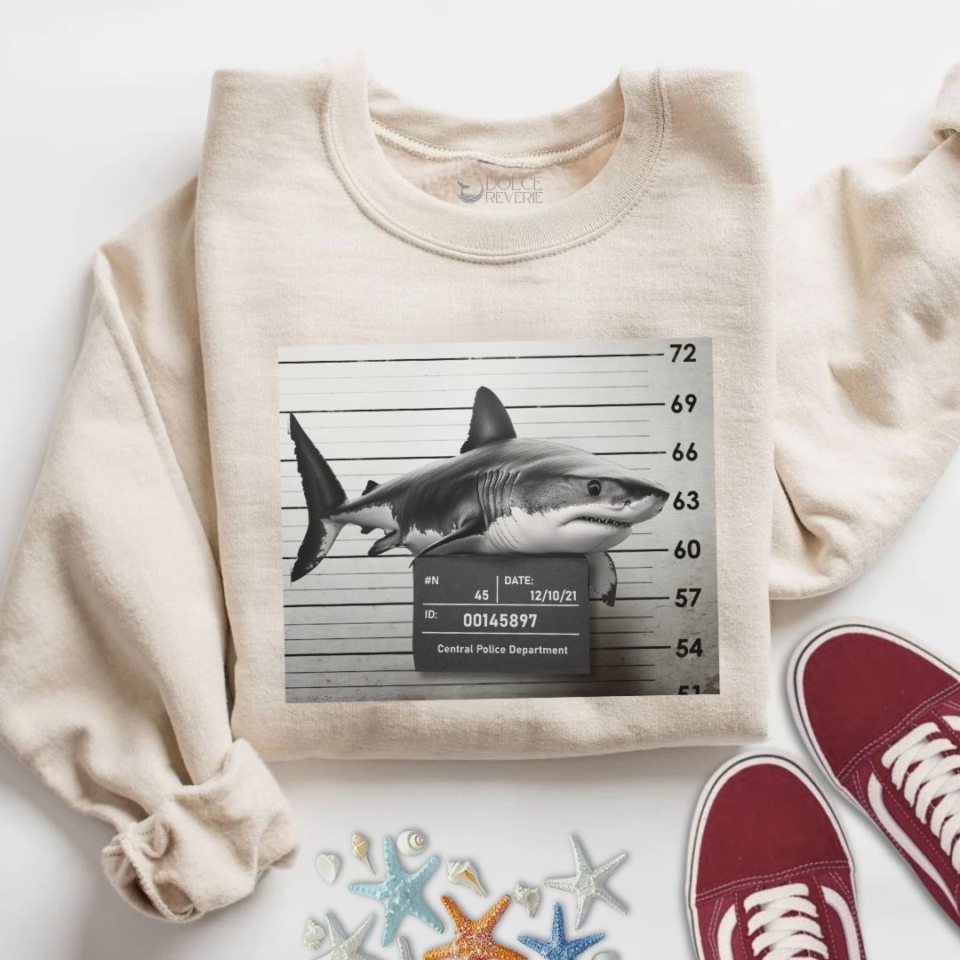 Shark Mugshot Sweatshirt