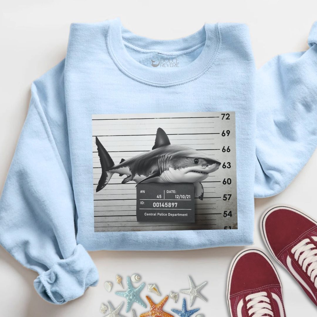 Shark Mugshot Sweatshirt