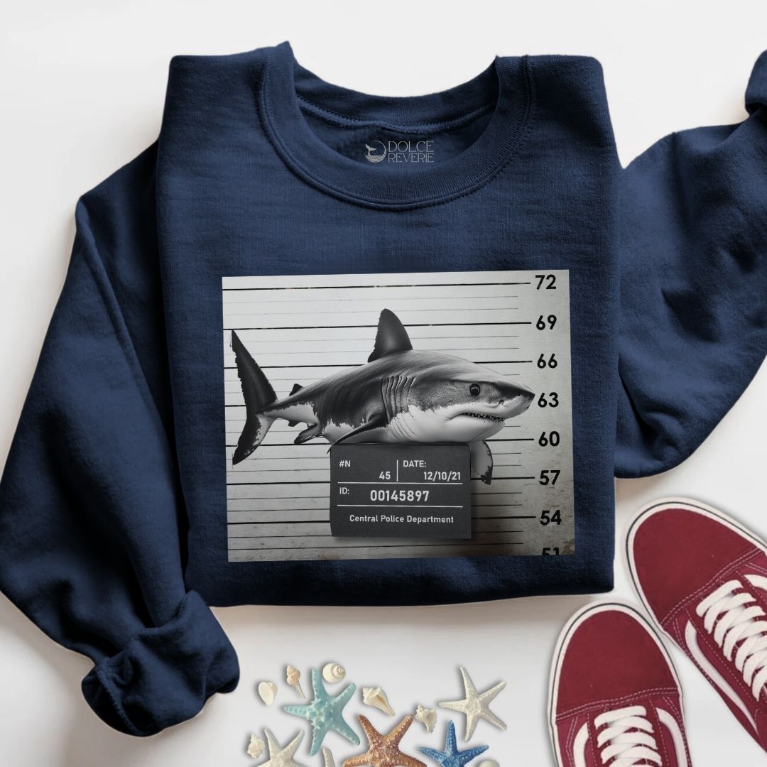 Shark Mugshot Sweatshirt