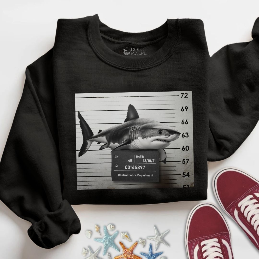 Shark Mugshot Sweatshirt