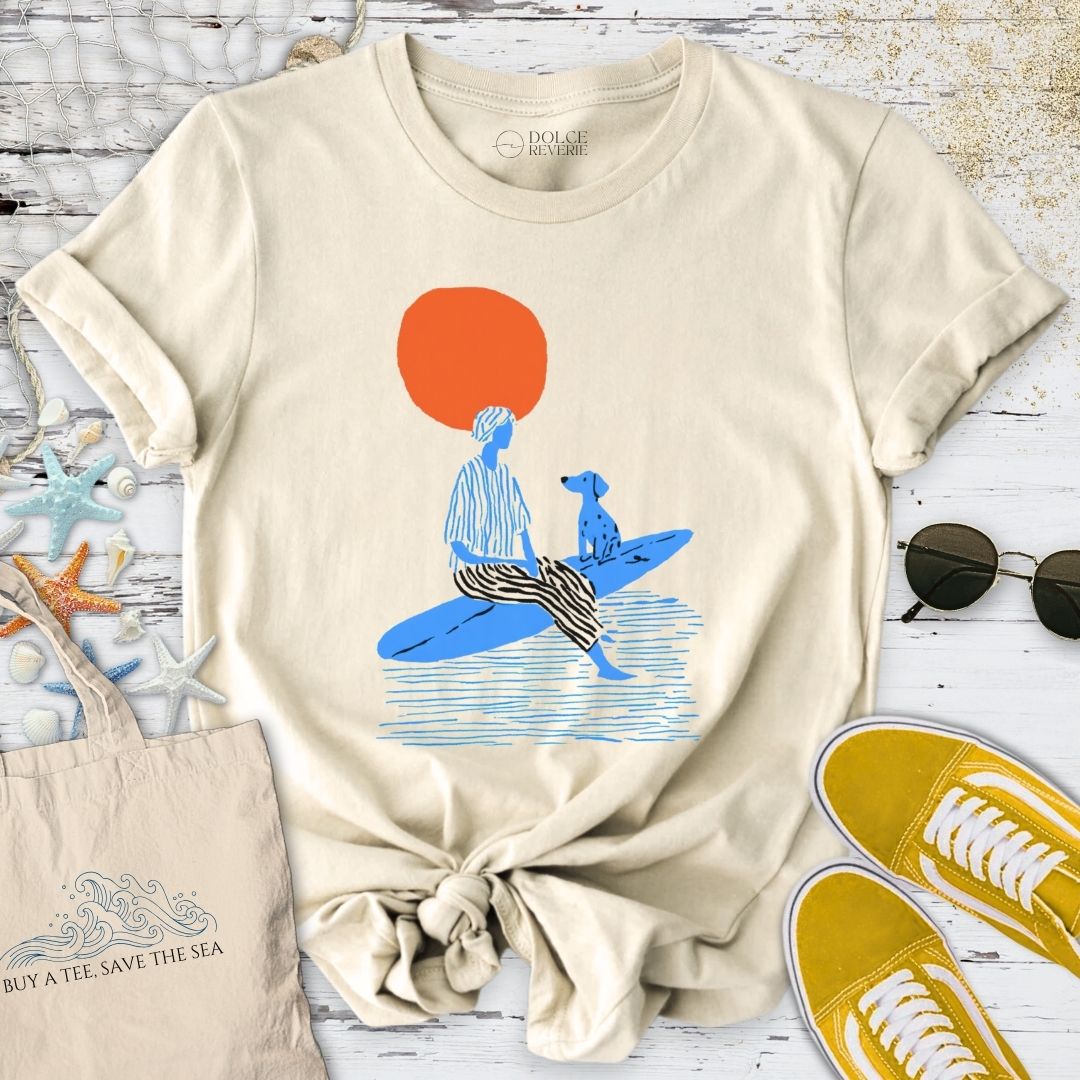 Surf & My Dog T-Shirt
