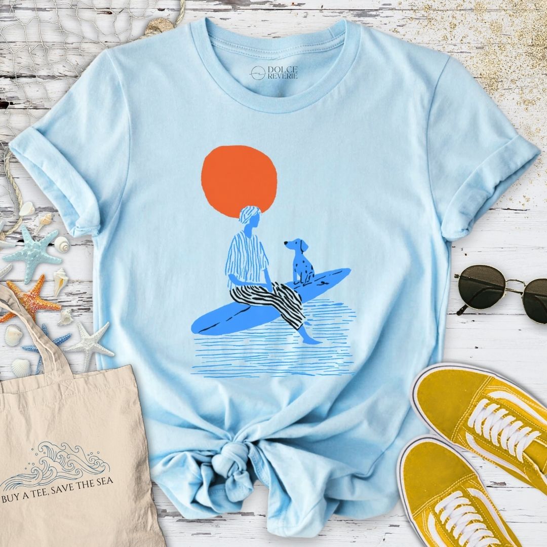 Surf & My Dog T-Shirt